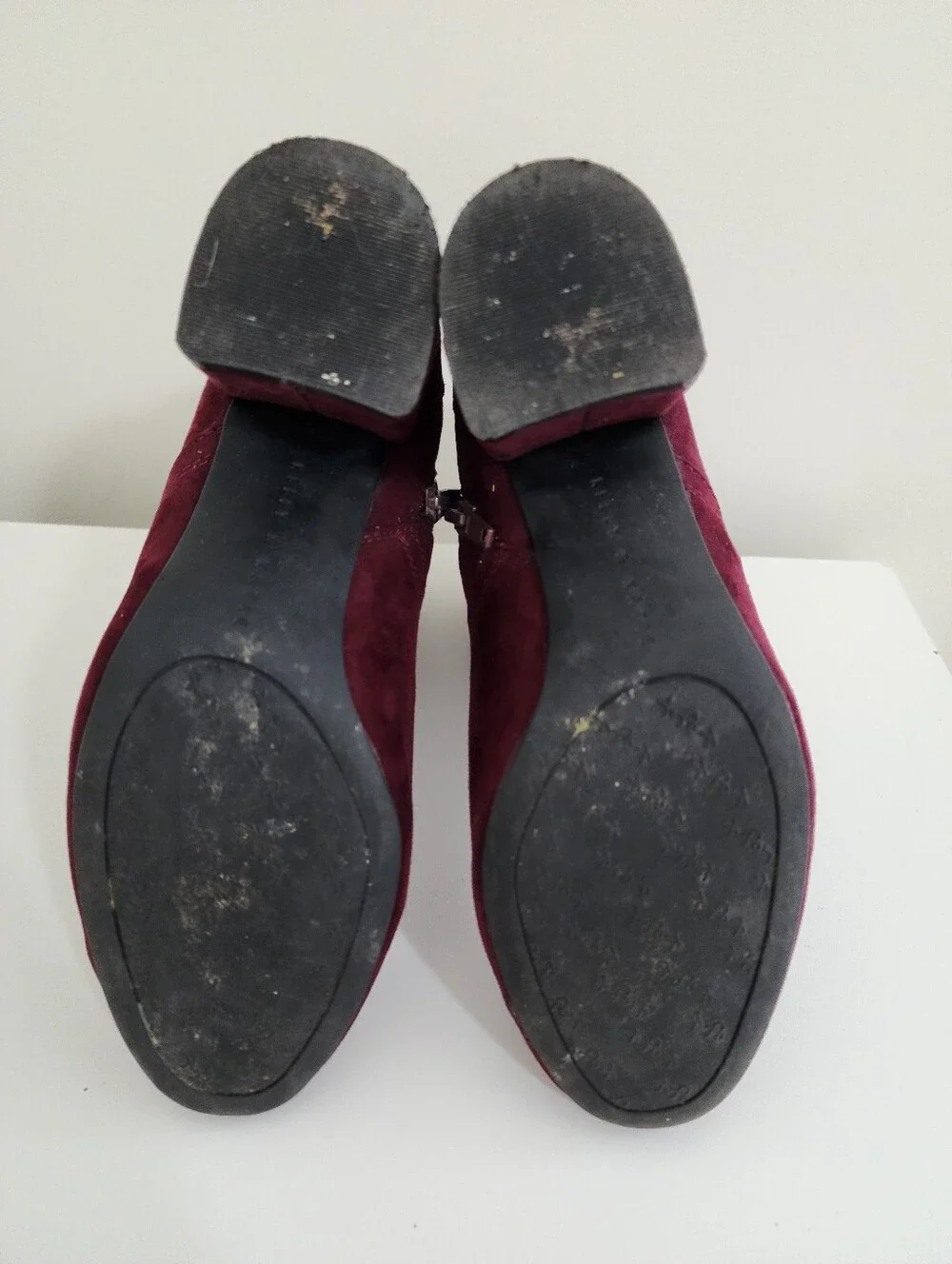 Kelly & Katie Burgundy Ankle Boots